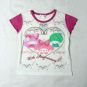 Sanrio my melody and little twin stars graphic baby tee